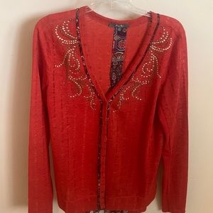 Miss Me cardigan. Size large.